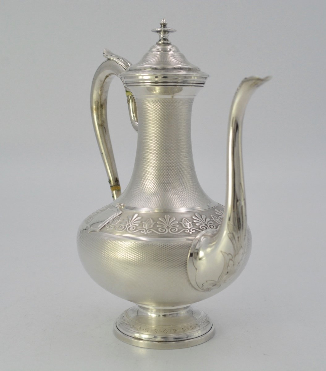 Selfish Silver Jug, France Late Nineteenth Century-photo-3