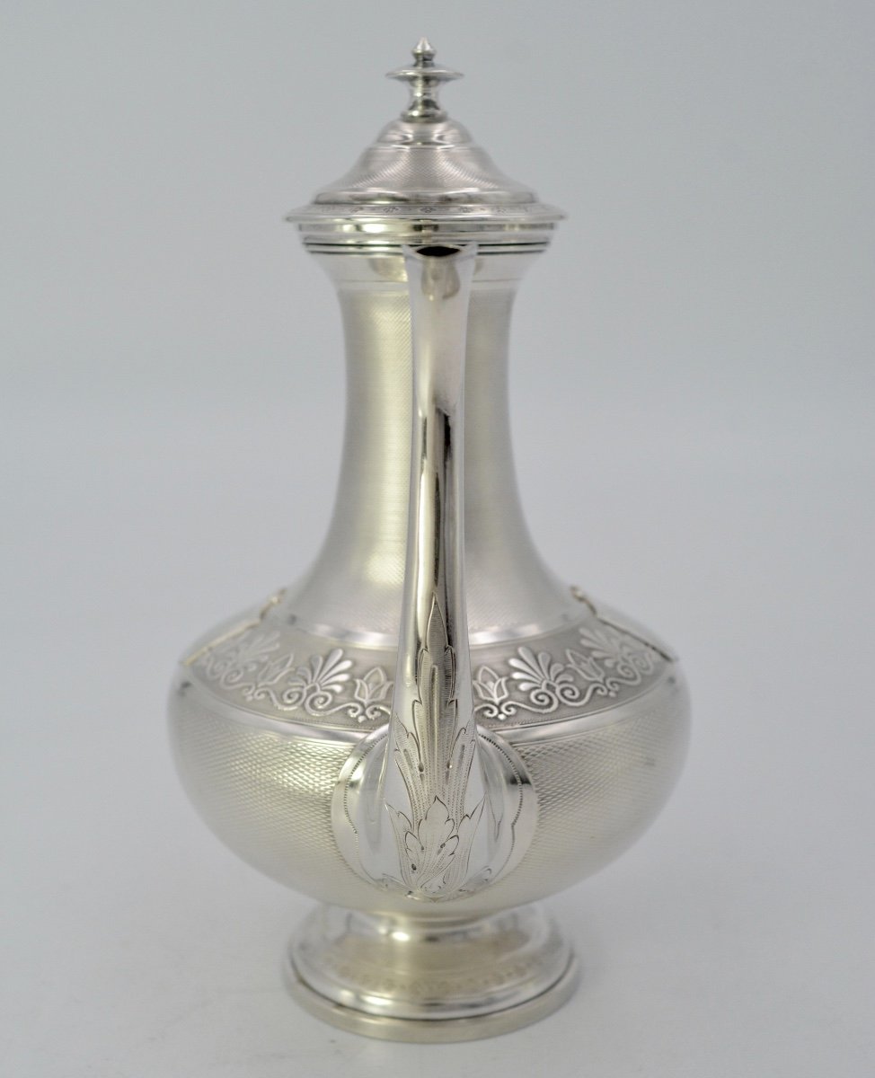 Selfish Silver Jug, France Late Nineteenth Century-photo-4