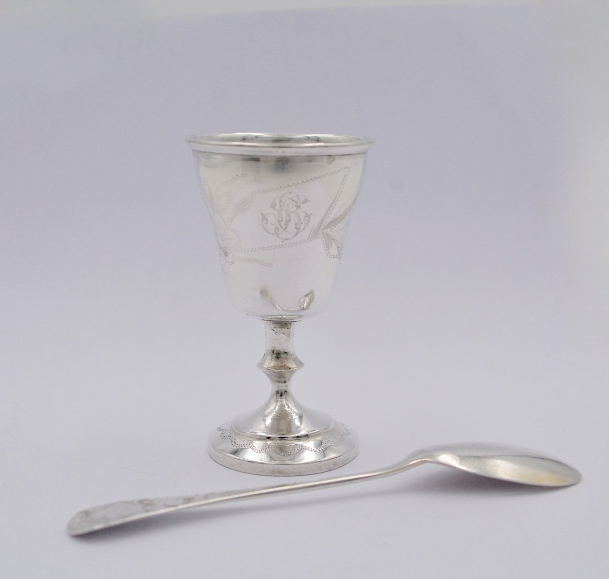 Egg Cup In Silver France Late Nineteenth Century / By Tonnelier Goldsmith