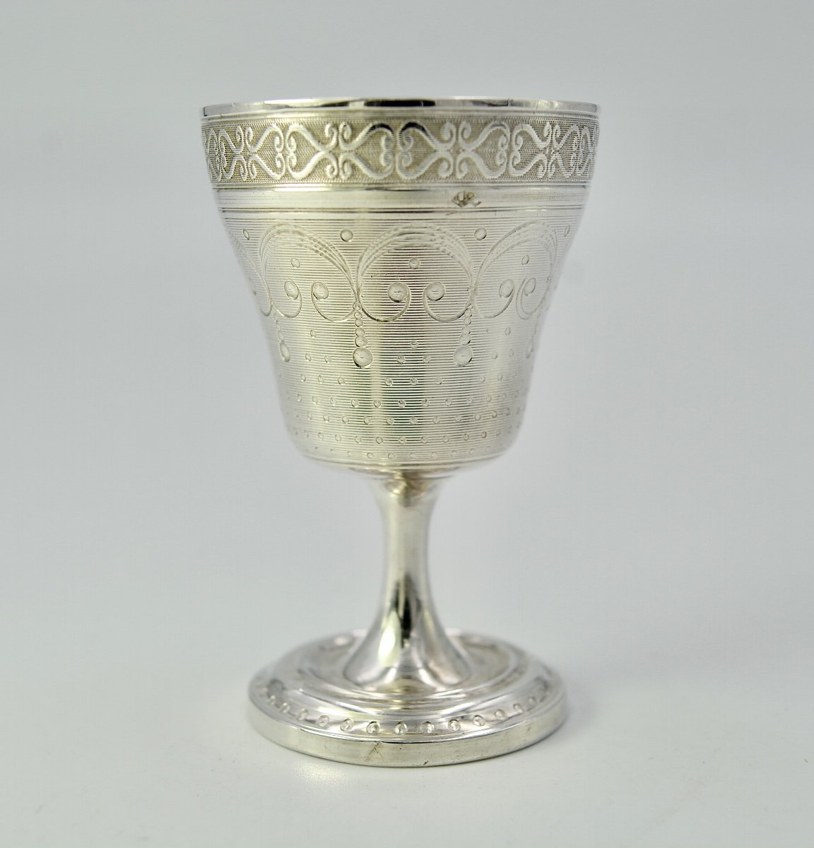 Egg Cup In Silver France Around 1882-1901-photo-4