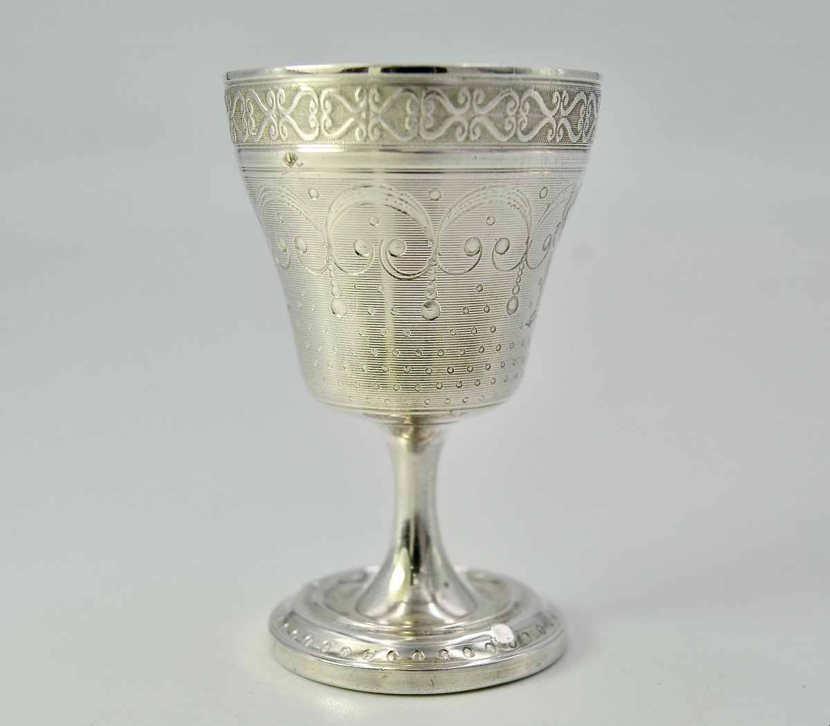 Egg Cup In Silver France Around 1882-1901-photo-1