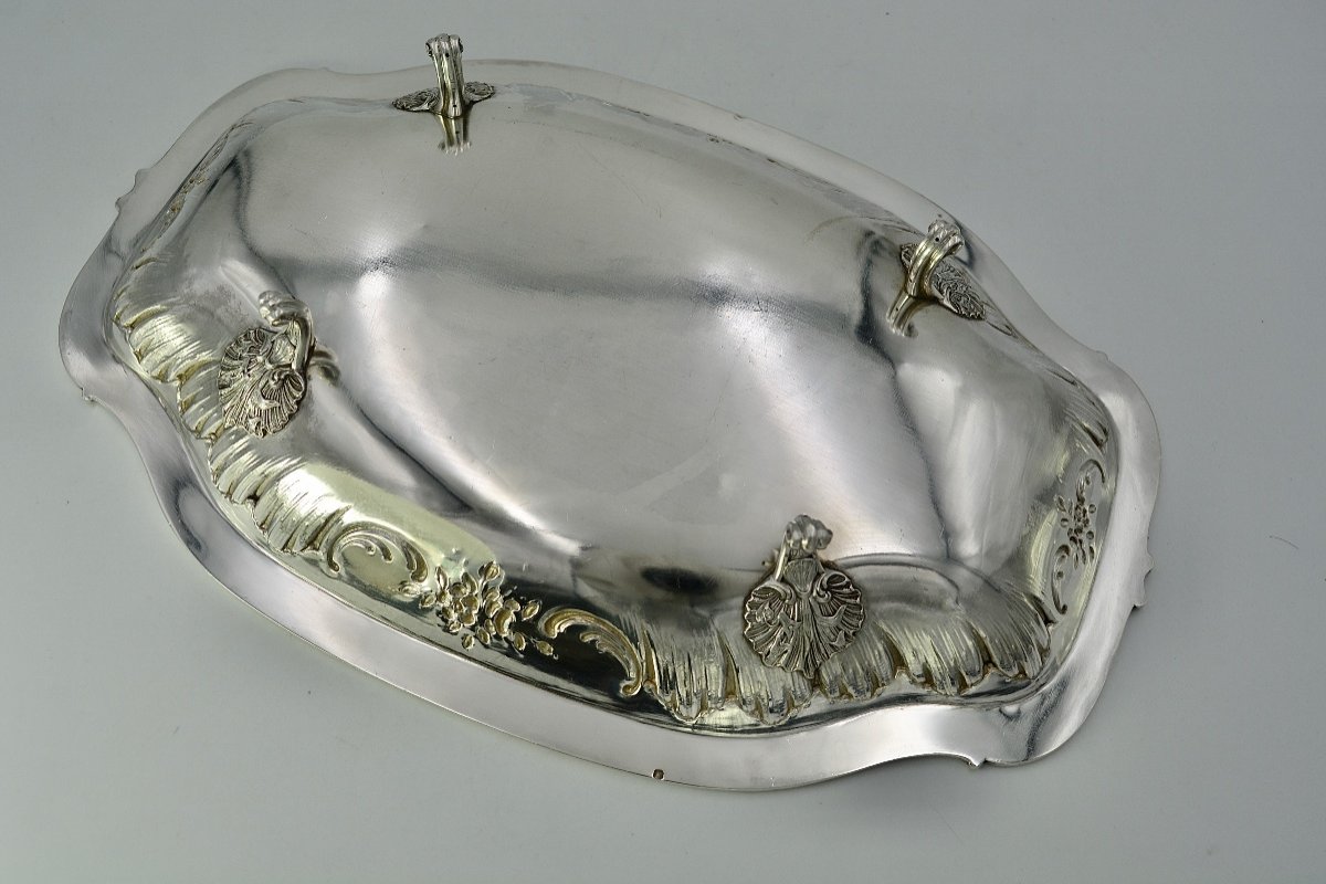 Panier En Argent France Style Louis XV -photo-2