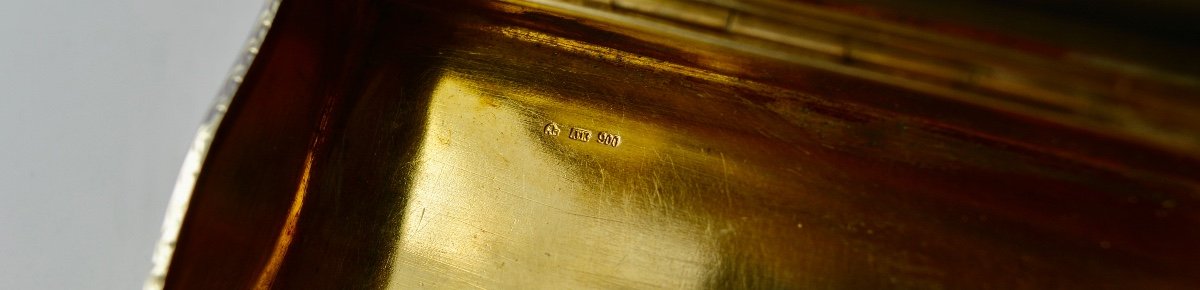 Boite / Tabatière En Argent fin du XIXe siècle -photo-5
