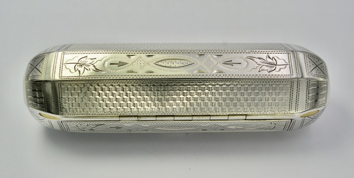 Box / Snuff Box In Silver Austria-hungary Nineteenth Century-photo-2
