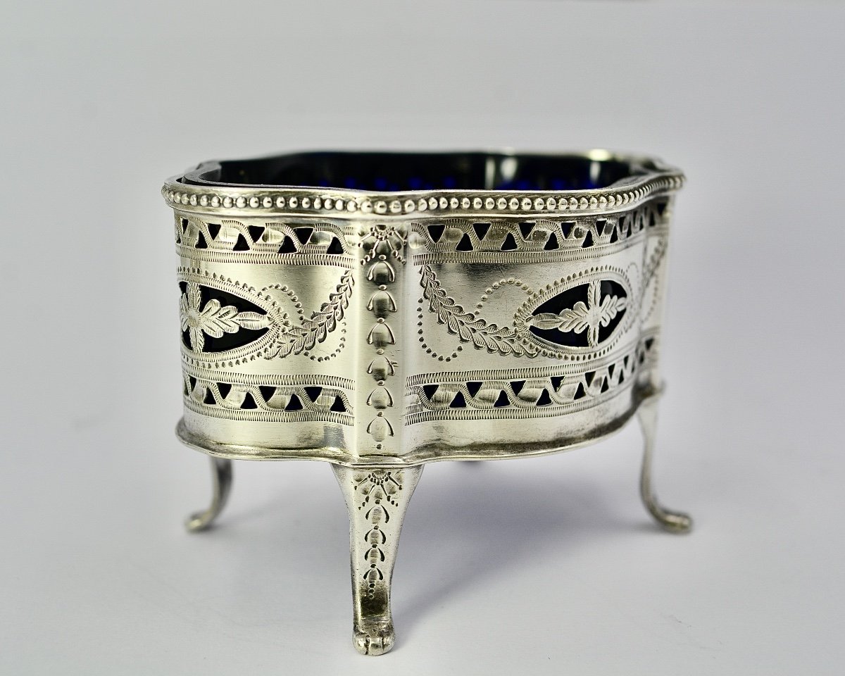 Salt Cellar / Salt Shaker English Silver London Circa 1894-photo-1