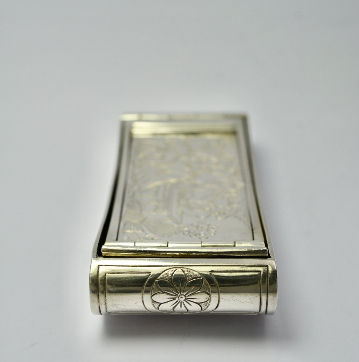 Snuffbox / Silver And Vermeil Box / Hanau Nineteenth Century-photo-6