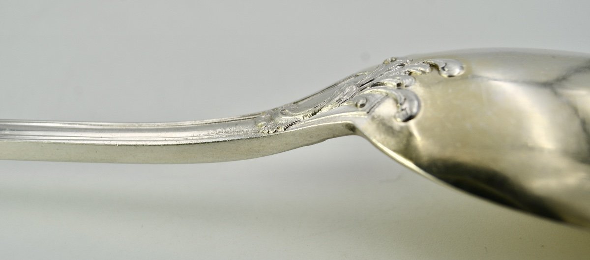 Silver Salad Cutlery By Boivin Orfèvre Circa 1905-photo-4