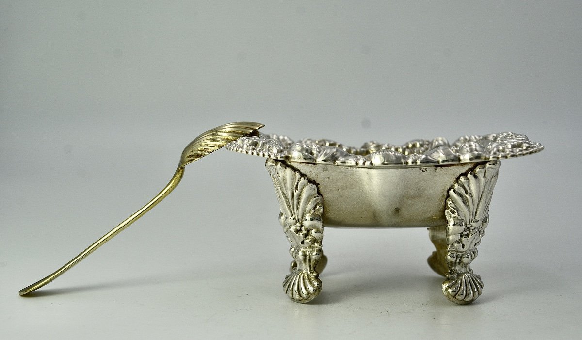 Salière En Argent époque Restauration / France -photo-4