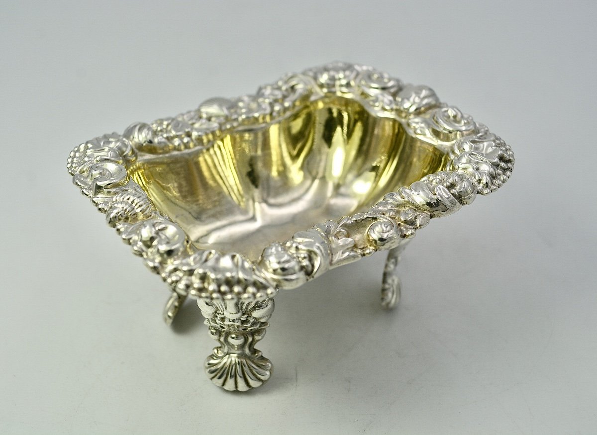 Salière En Argent époque Restauration / France -photo-1