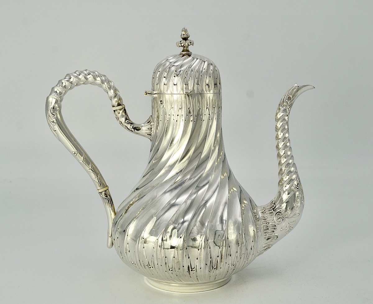 Jug In Silver France Late Nineteenth Century-photo-2