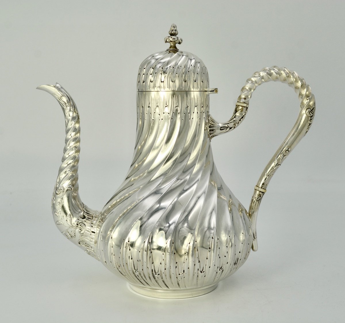Jug In Silver France Late Nineteenth Century-photo-3