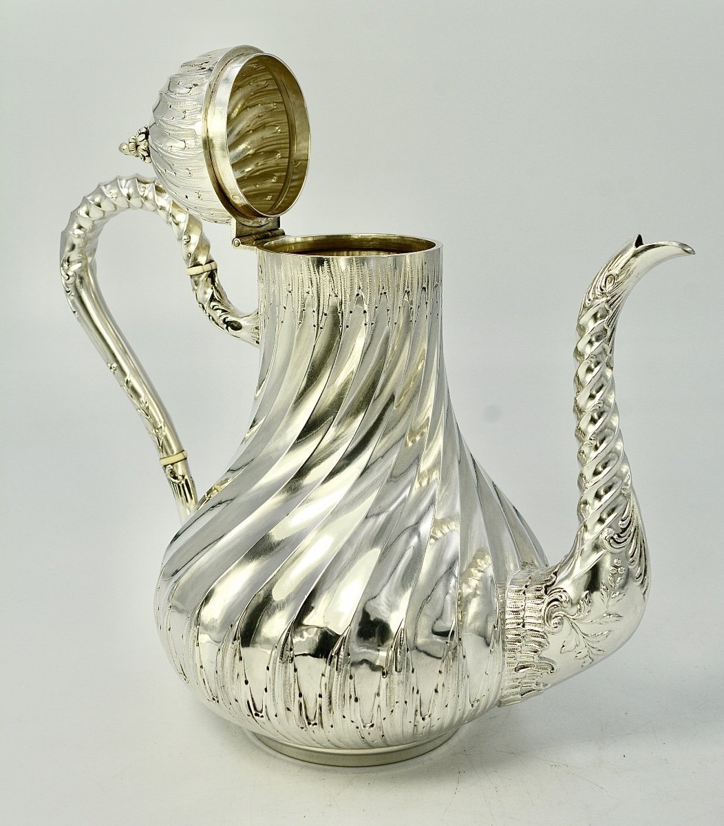 Jug In Silver France Late Nineteenth Century-photo-4