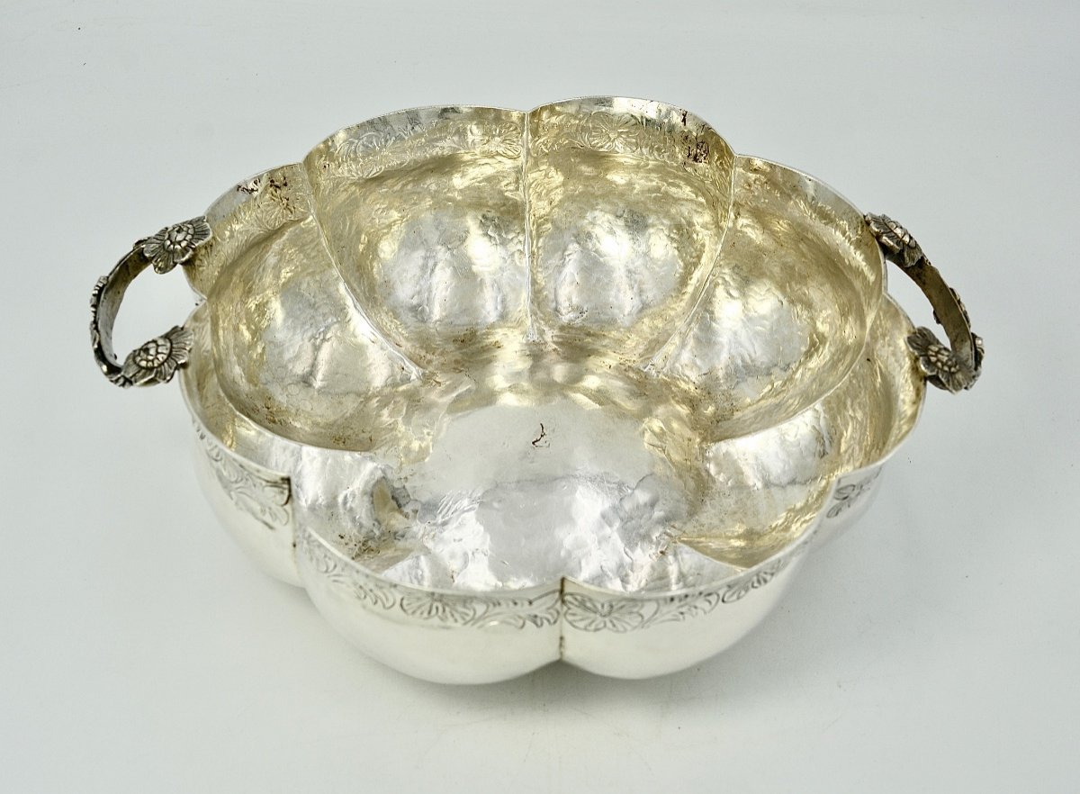 Coupe En Argent Colonial Espagnol Vers 1800-photo-2