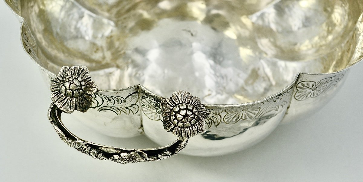 Coupe En Argent Colonial Espagnol Vers 1800-photo-1