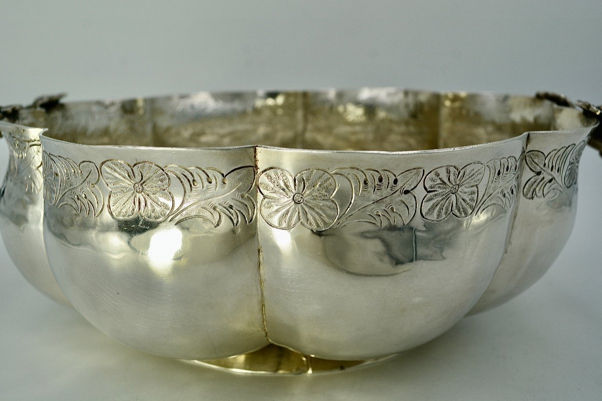 Coupe En Argent Colonial Espagnol Vers 1800-photo-2