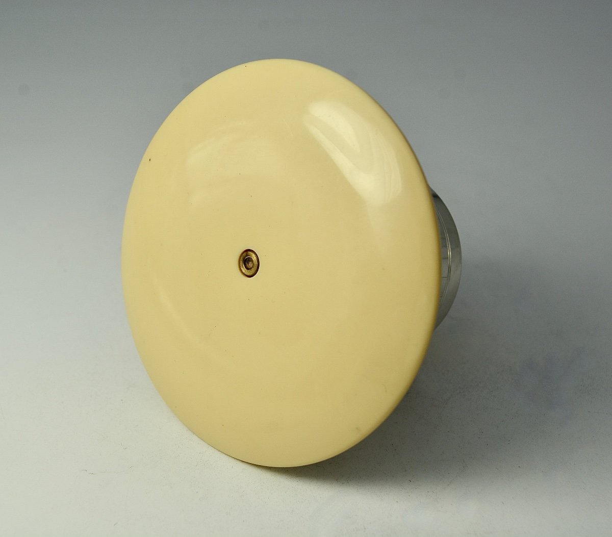Art Deco, Egg Cup Silver And Bakelite France-photo-2