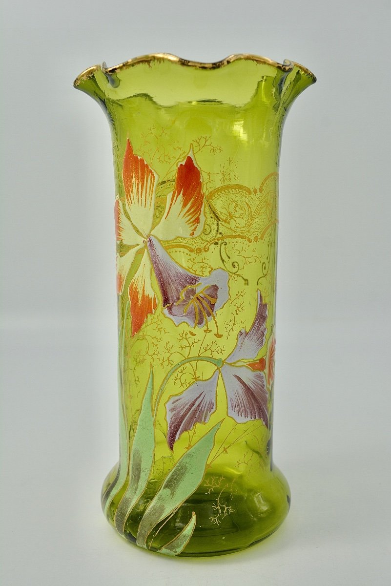 Legras / Saint-denis, Cylinder Vase Circa 1900