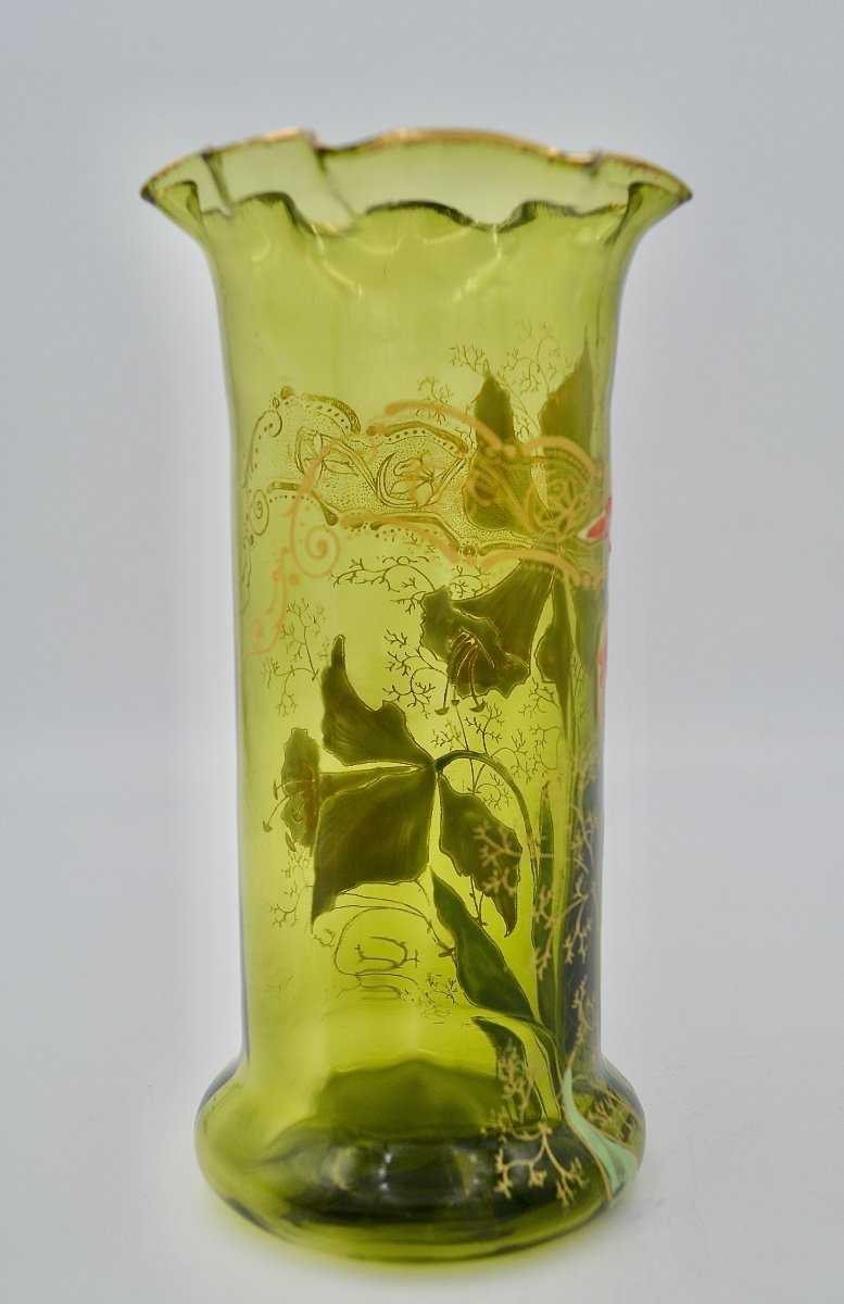 Legras / Saint-denis, Cylinder Vase Circa 1900-photo-7