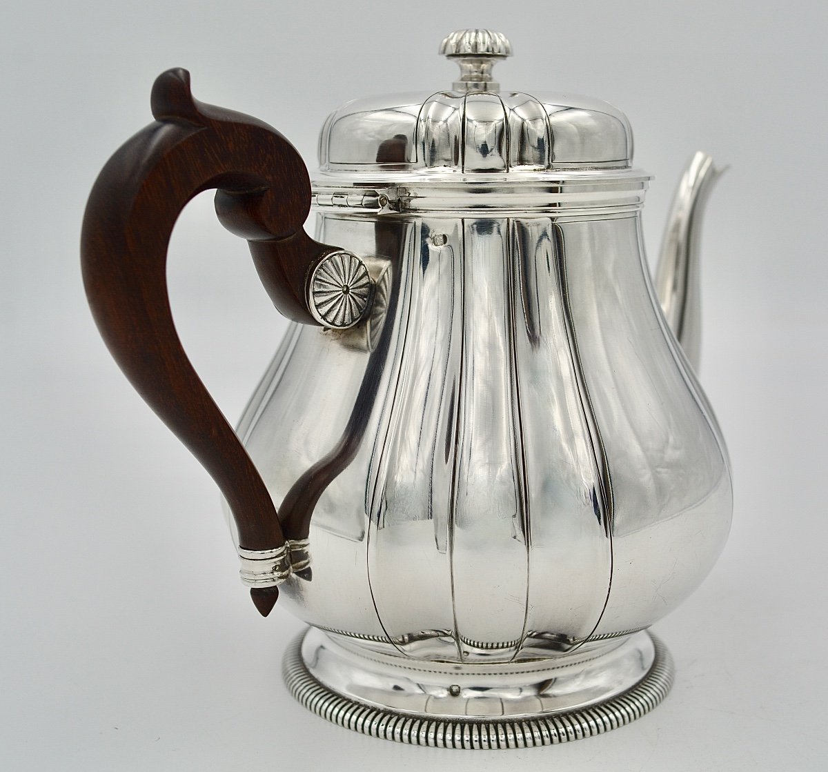 Silver Teapot France Circa 1913-photo-4
