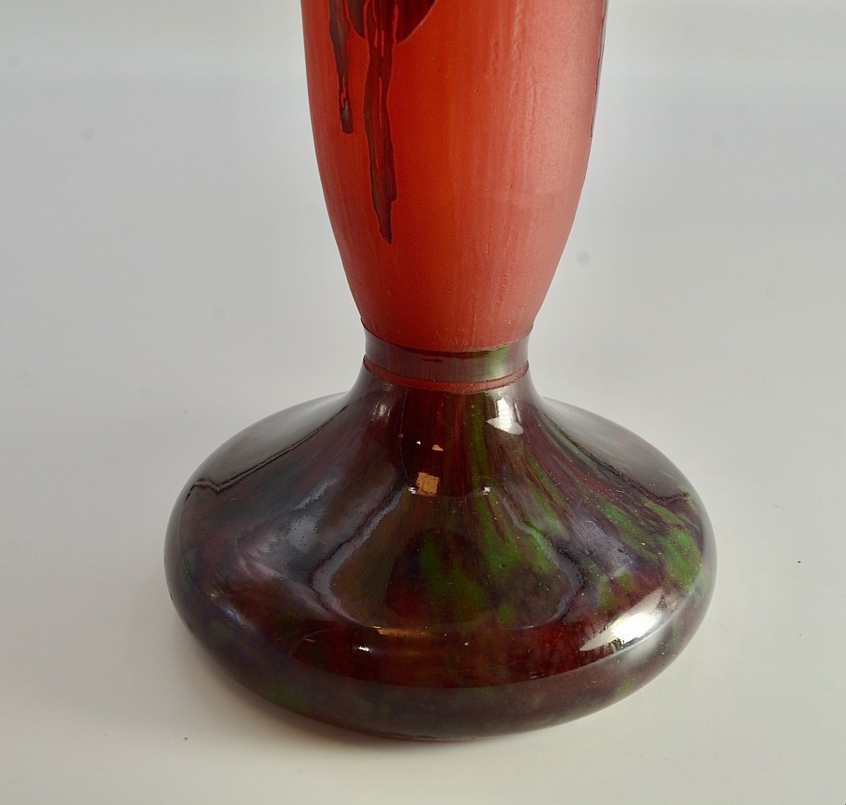 Le Verre Francais. Vase Art Déco vers 1920-photo-1