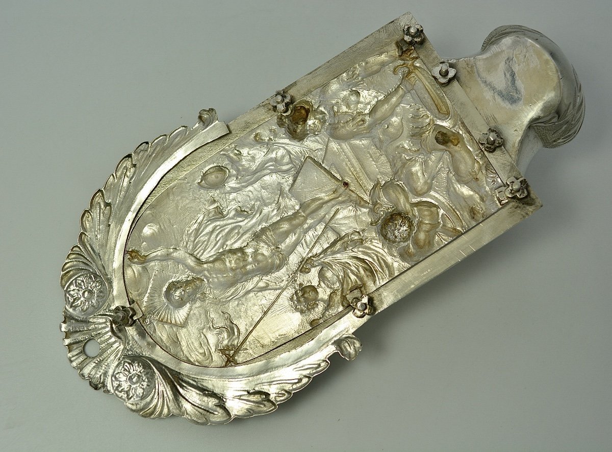 Silver Applique Stoup, France 19th Century-photo-4