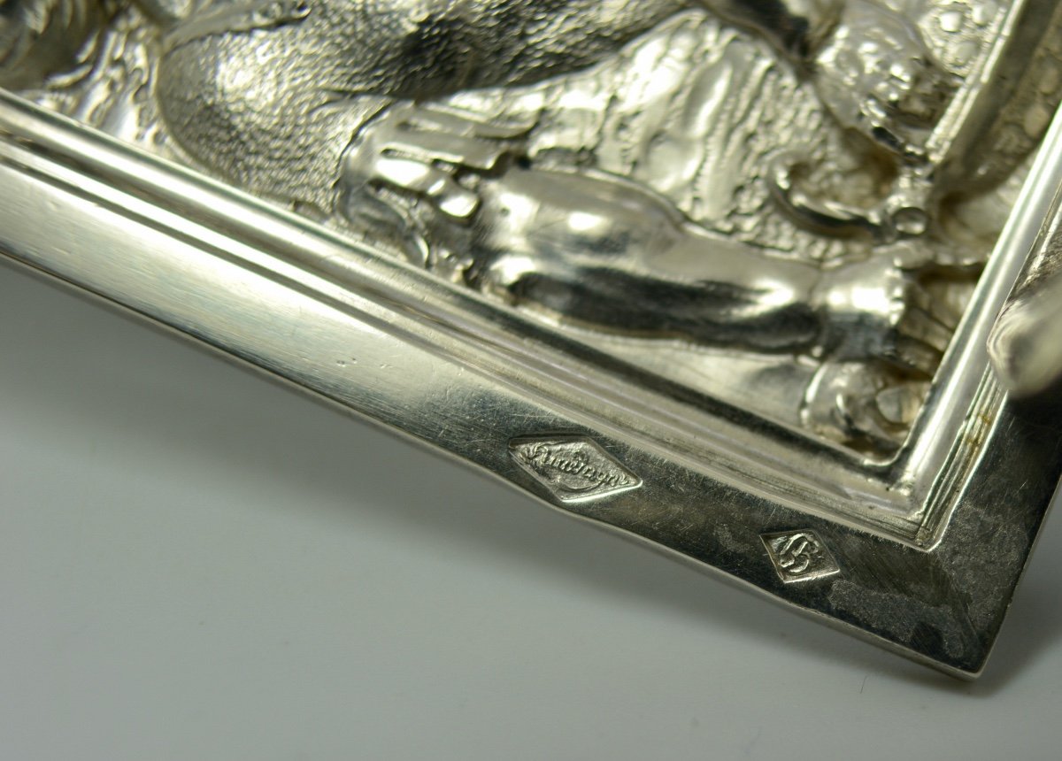 Silver Applique Stoup, France 19th Century-photo-5
