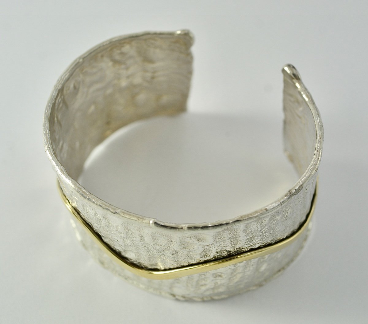 Bracelet En Argent Massif Vers 1960-photo-4