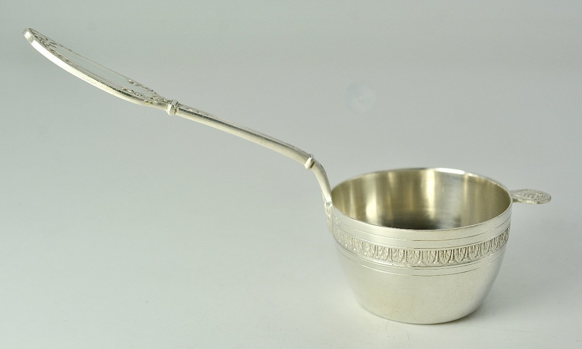 Tea Strainer In Silver France Around 1882