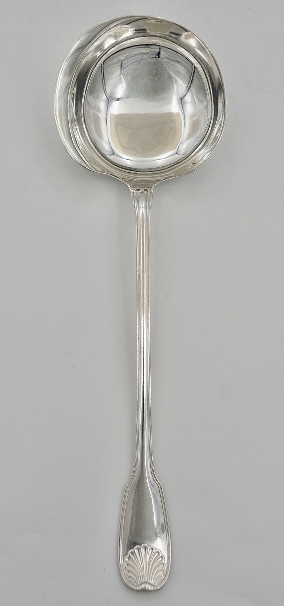 Cuillère à sauce / Fruits En Argent France Vers 1913-photo-3