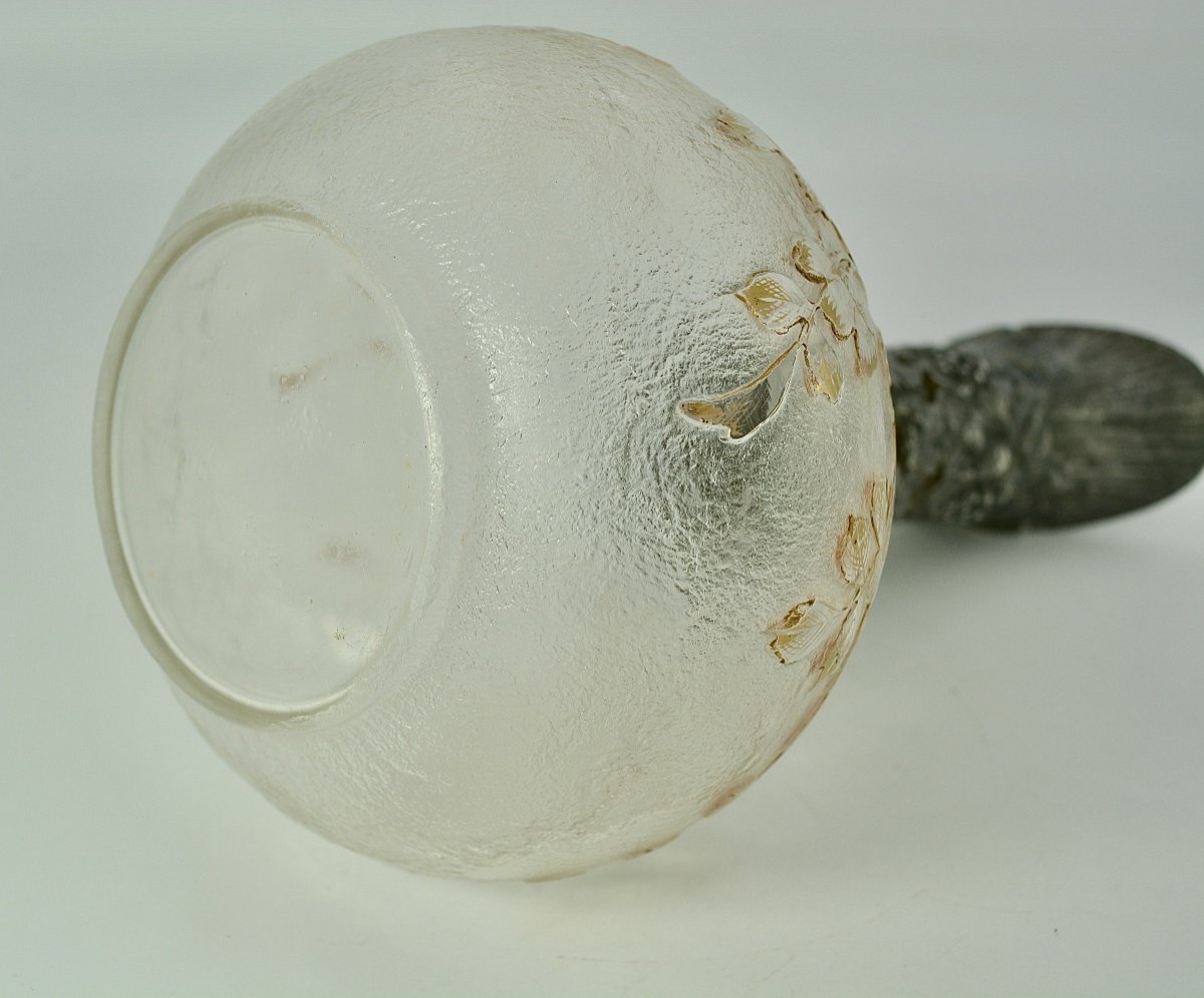 Art Nouveau. Carafe à Vin Par Wmf, Allemagne Fin Du XIXe Siècle -photo-4