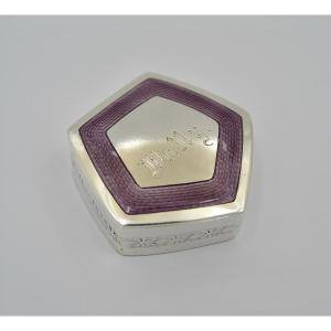 Art Nouveau. Silver And Enamel Box. Austria Around 1900