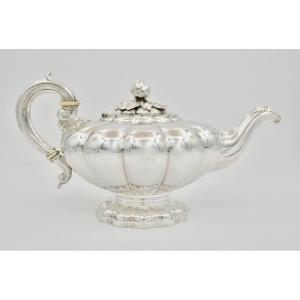 Silver Teapot France Circa 1838