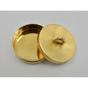 Box / Pill Box In 18k Gold, London Circa 1957