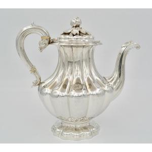 Silver Teapot, France Circa 1840