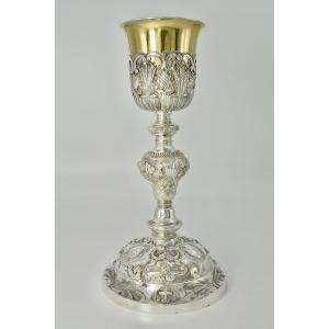 Chalice In Silver France Around 1840 By Jb Garnier Goldsmith