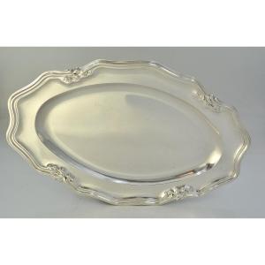 Silver Serving Dish, France 19th Century 