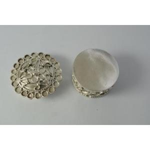 Silver Pillbox, North Africa, 20th Century 