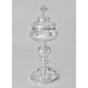 Silver Ciborium Circa 1850, Kingdom Of Sardinia 