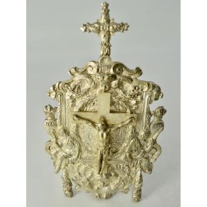 Kiss Of Peace, Silvered Bronze, France, Circa 1840