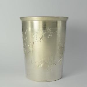 Timbale argent Art Nouveau, France vers 1900