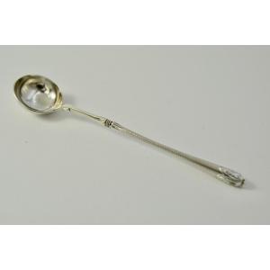 Cuillere à moutard en argent France  vers 1900
