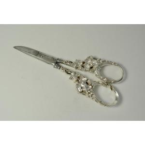 Silver And Metal Grape Chisel. XIXe