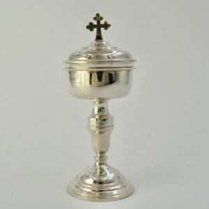 Silver Travel Ciborium, France, Circa 1850