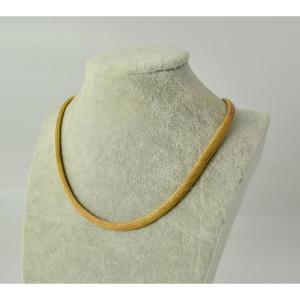 18k Gold Choker, France, 19th Century