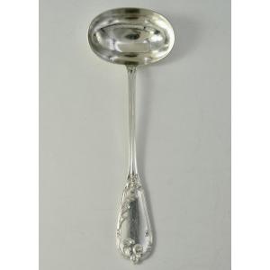 Silver Sauce Spoon, France, Circa 1900