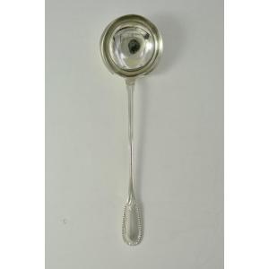 Silver Sauce Spoon. France, 19th Century, By Puiforcat, Silversmith