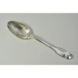 18th-century French Silver Spoon.
