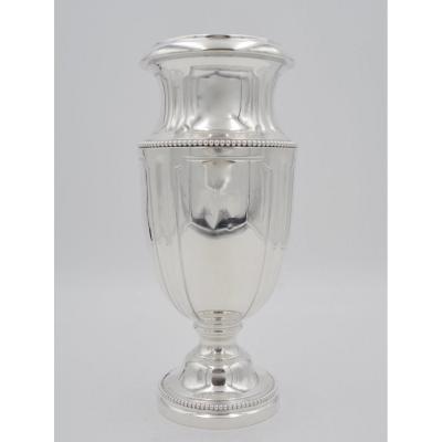 Vase En Argent , France XIXe Siècle Par Tetard Frères 