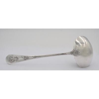 Sauce Spoon In Silver France Around 1880