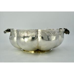 Coupe En Argent Colonial Espagnol Vers 1800